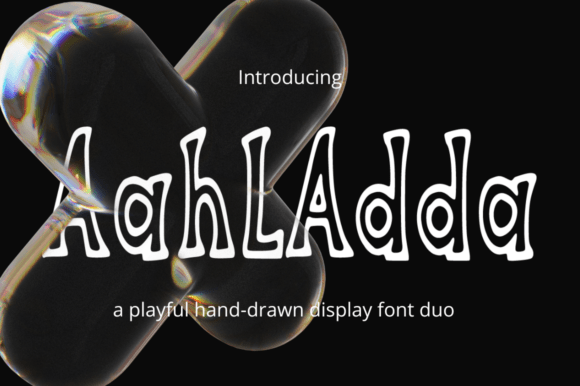 Aahladda Font: Playful Display Typography for Brands