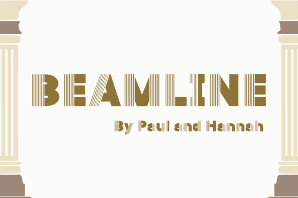 Beamline: A Modern Display Font for Bold Branding