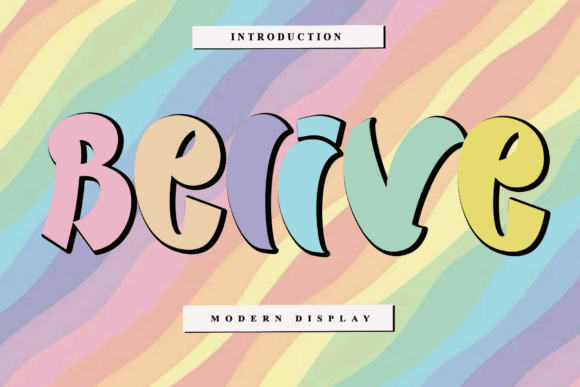 Belive: A Bold Display Font for Memorable Branding
