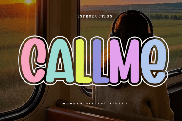 Callme: A Bold Handwritten Display Font for Makers