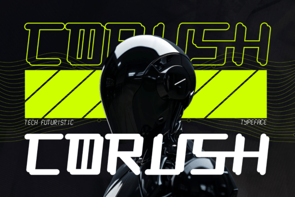 Corush: A Futuristic Display Font for Modern Web Design