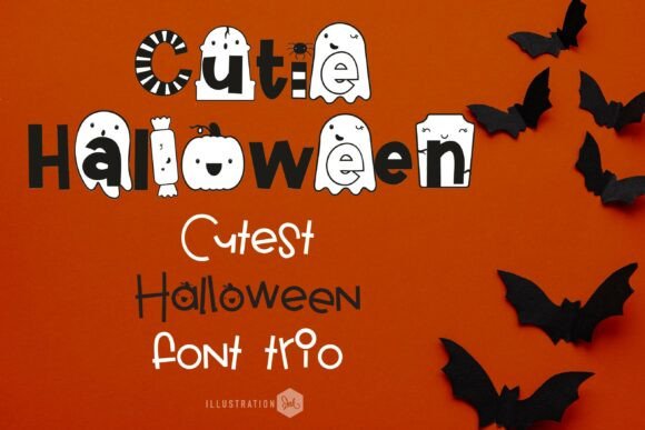 Cutie Halloween Trio: A Playful Display Font for Spooky Web Design