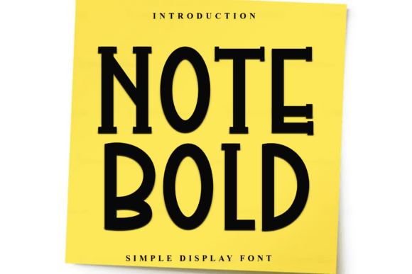 Designing with Note Bold: A Modern Display Typeface for Web
