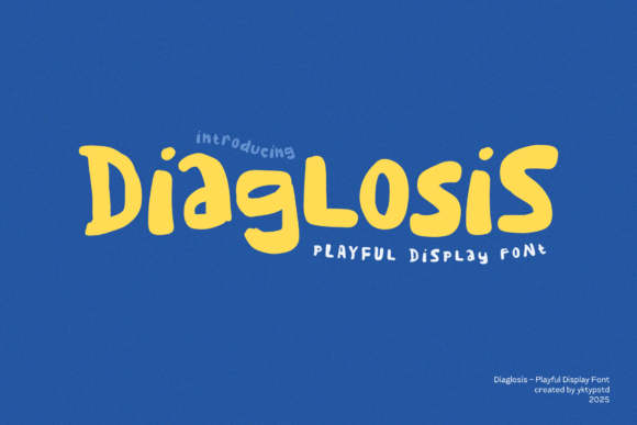 Diaglosis: A Vibrant Display Font for Joyful Campaigns