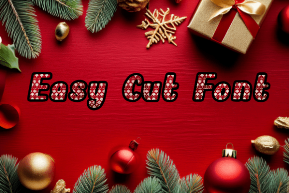 Easy Cut: The Bold Chunky Font for Makers
