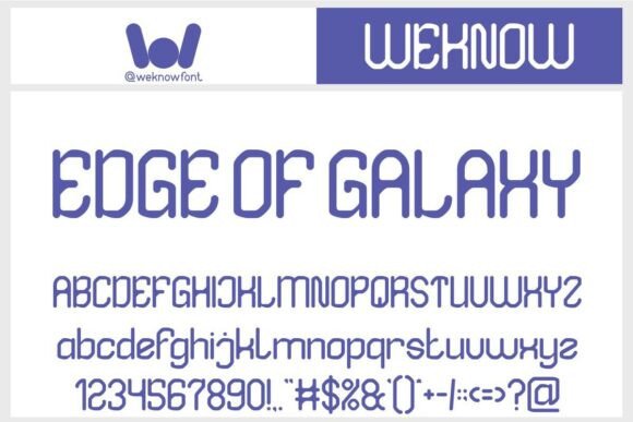 Edge of Galaxy: A Sci-Fi Display Font for Modern Editorial Design