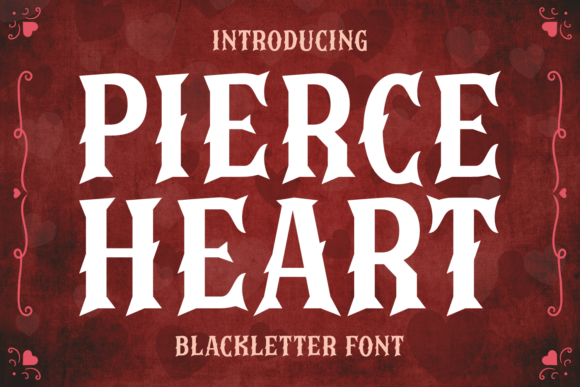 Elevate Your Brand with the Pierce Heart Typeface