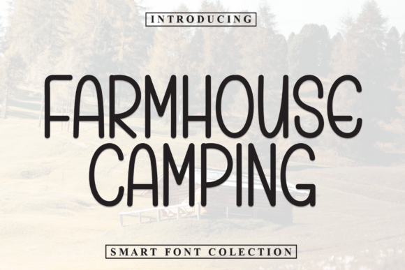 Farmhouse Camping: A Handwritten Display Font for Editorial Charm
