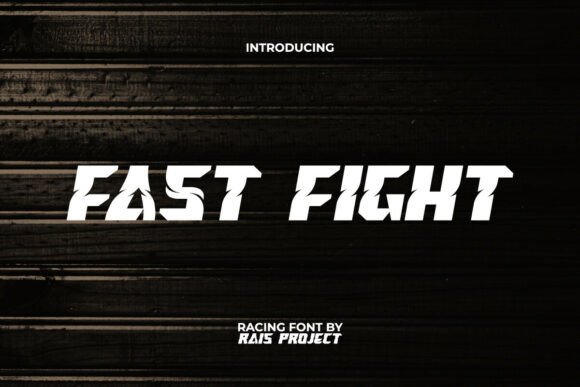 Fast Fight: A Bold Display Typeface for High-Impact Editorial Design