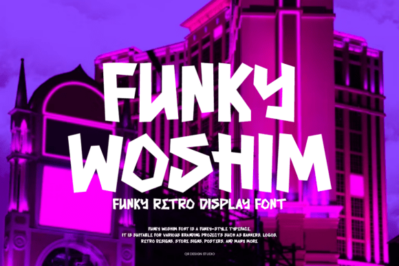 Funky Woshim: The Display Font for Bold Campaigns