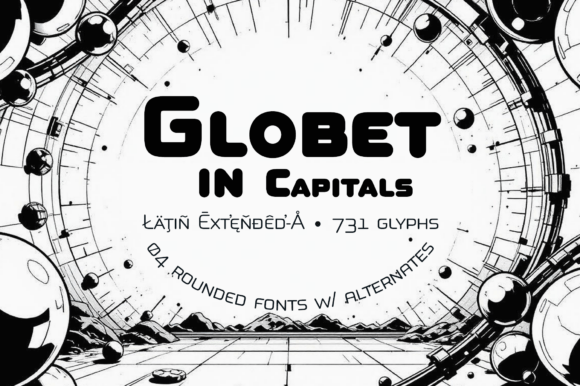 Globet in Capitals: The All-Caps Font for Strong Branding