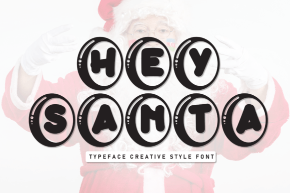 Hey Santa: A Unique Display Font for Web Headers