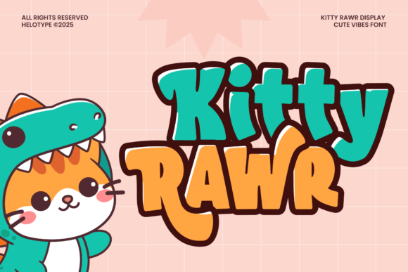 Kitty Rawr: The Playful Display Font for Modern Editorial Design