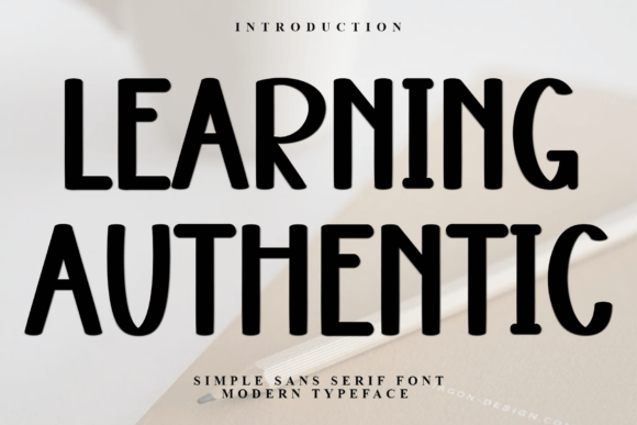 Learning Authentic: The Perfect Holiday Display Font for Makers