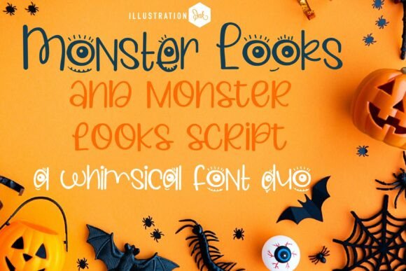 Monster Looks Duo: The Spooky-Cute Display Font for Viral Campaigns