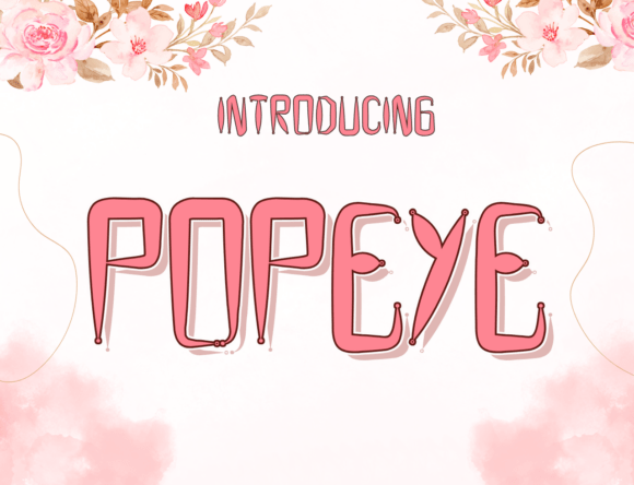 Popeye Display Font for Distinctive Web Branding
