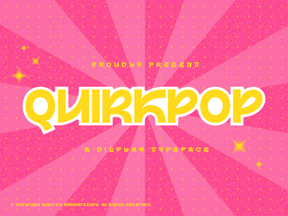 Quirkpop Display Typeface for Scroll-Stopping Marketing