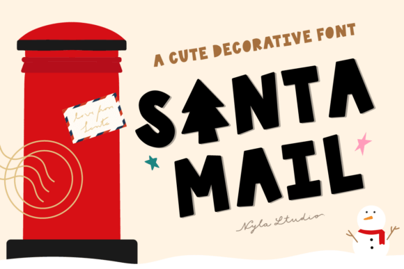 Santa Mail: The Perfect Display Font for Crafters