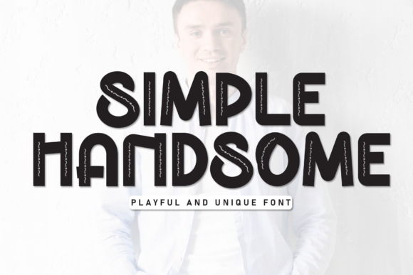 Simple Handsome: A Bold Display Font for Makers