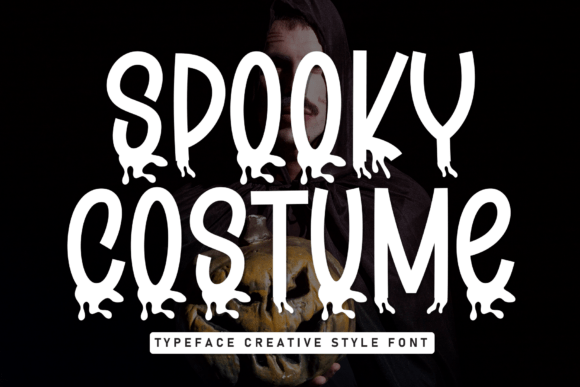 Spooky Costume Font for Crafters and Small Shops