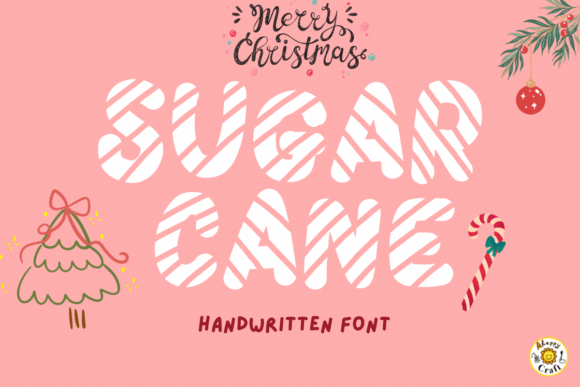 Sugar Cane: A Cute Display Font for Editorial Design
