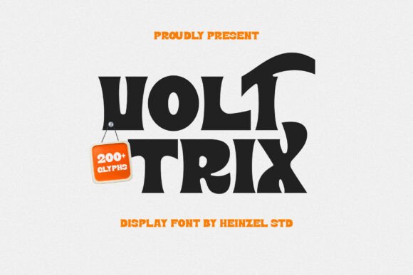 Volt Trix: A Bold Display Font for Web Headers
